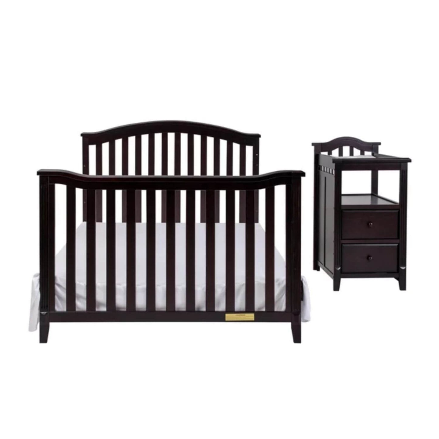 AFG Kali 4-in-1 Crib and Changer Combo Espresso