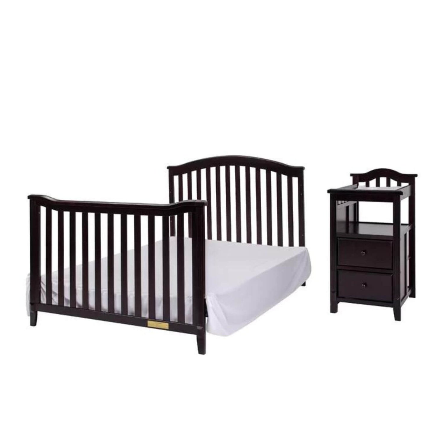 AFG Kali 4-in-1 Crib and Changer Combo Espresso