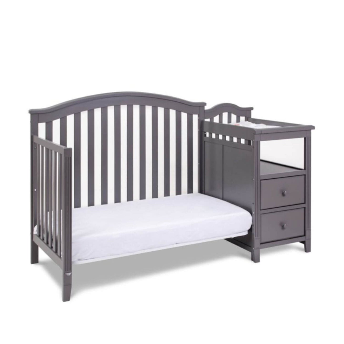 AFG Kali 4-in-1 Crib and Changer Combo Gray