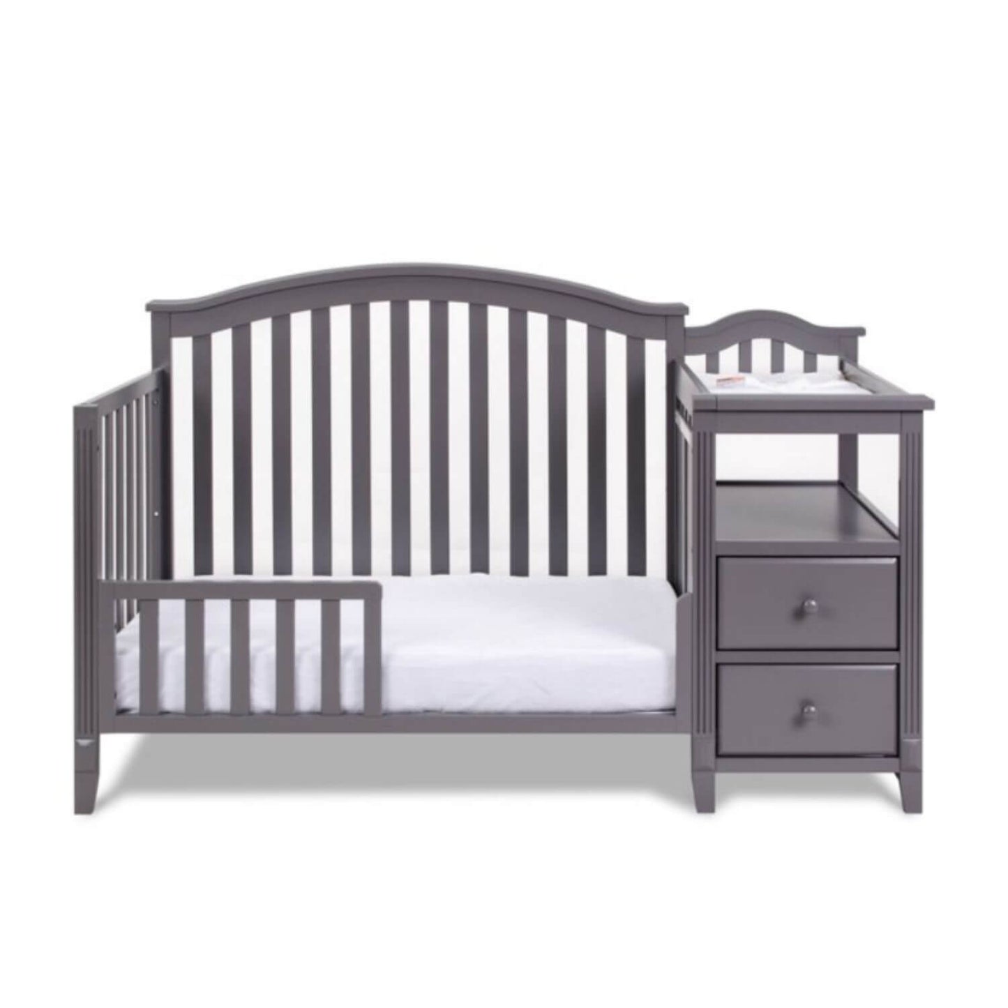 AFG Kali 4-in-1 Crib and Changer Combo Gray
