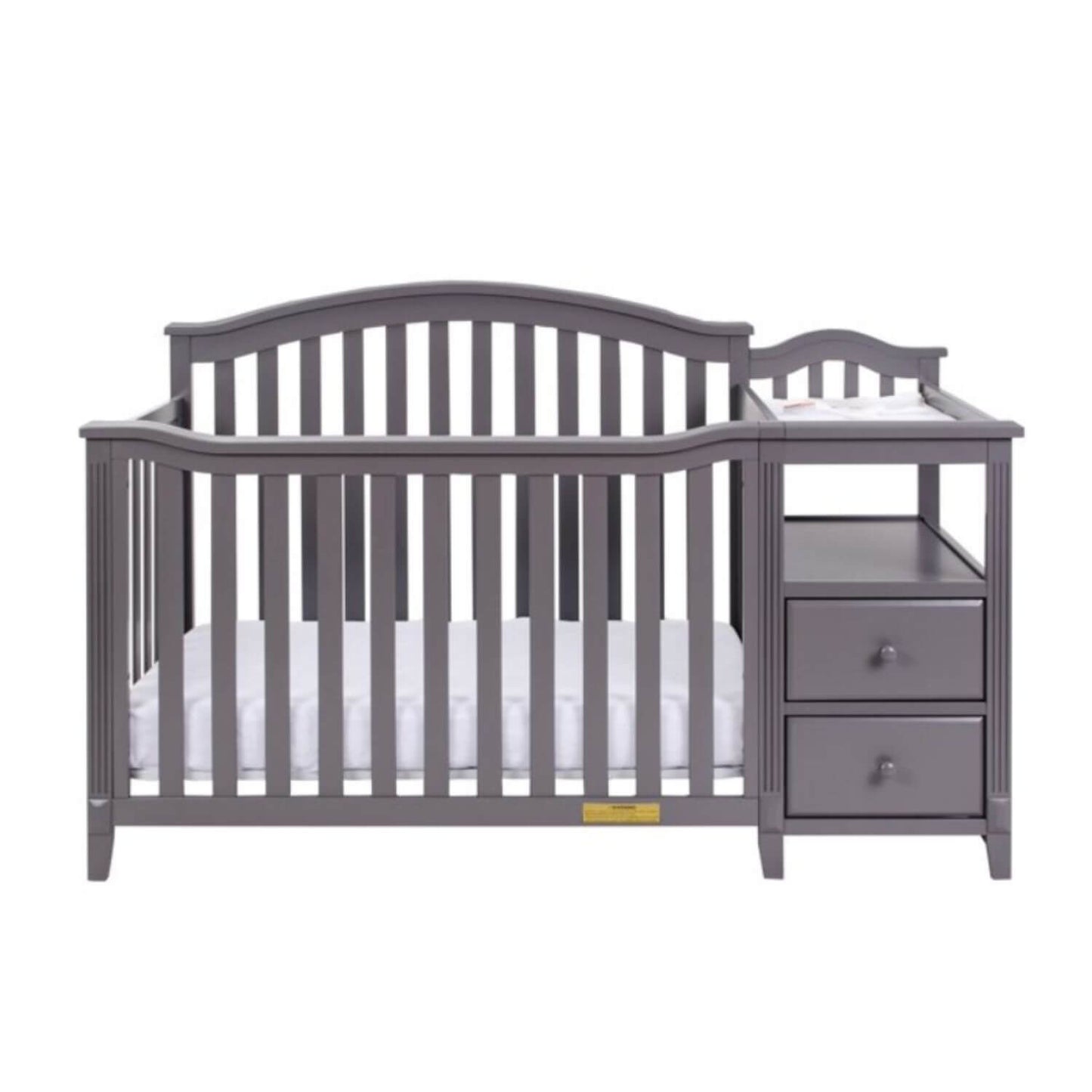 AFG Kali 4-in-1 Crib and Changer Combo Gray