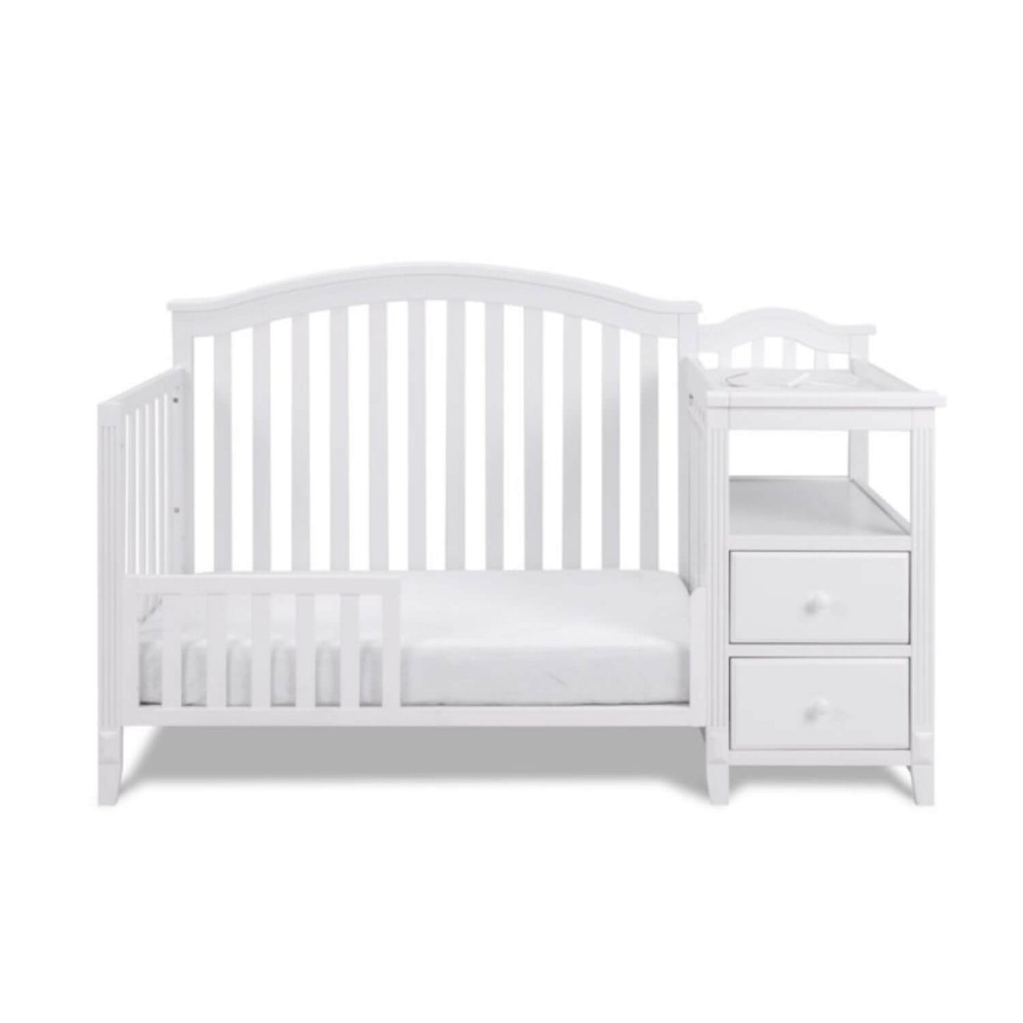 AFG Kali 4-in-1 Crib and Changer Combo White
