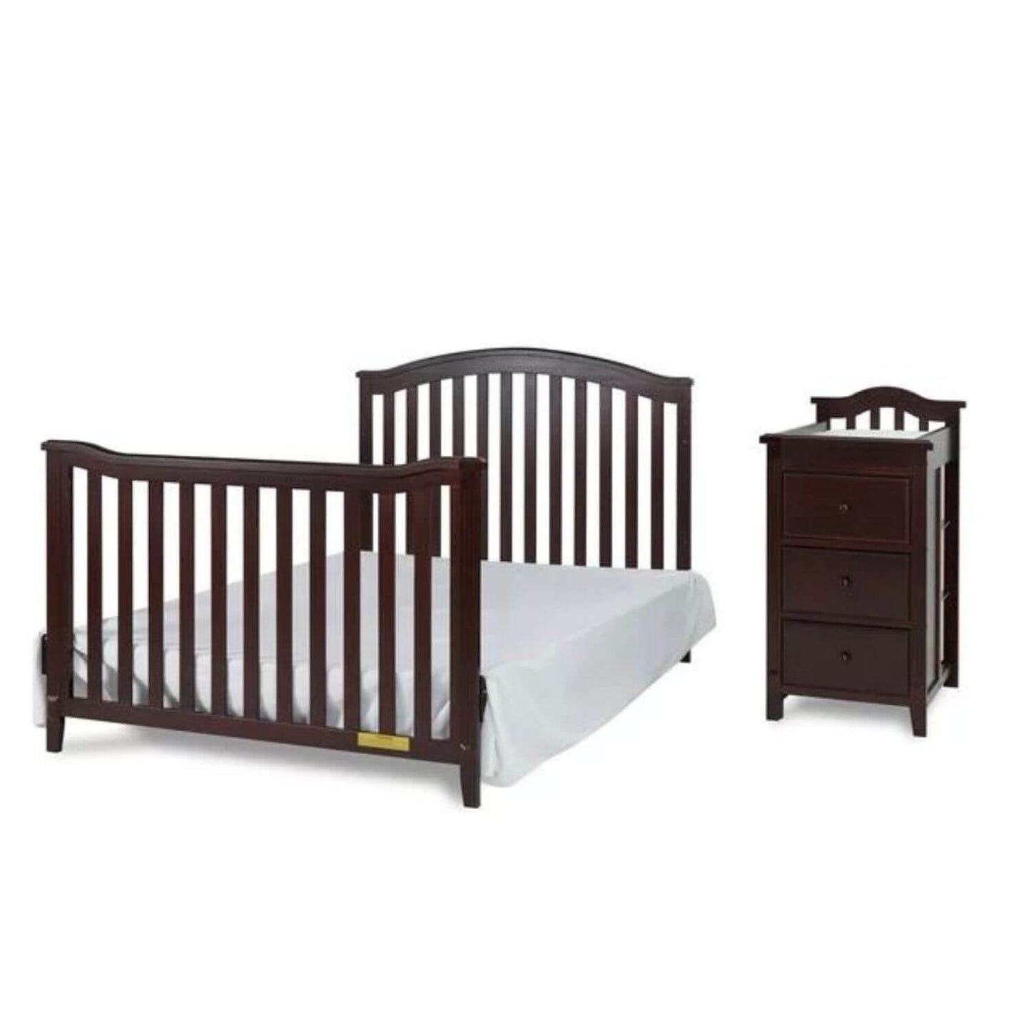 AFG Kali II 4-in-1 Convertible Crib and Changer Espresso