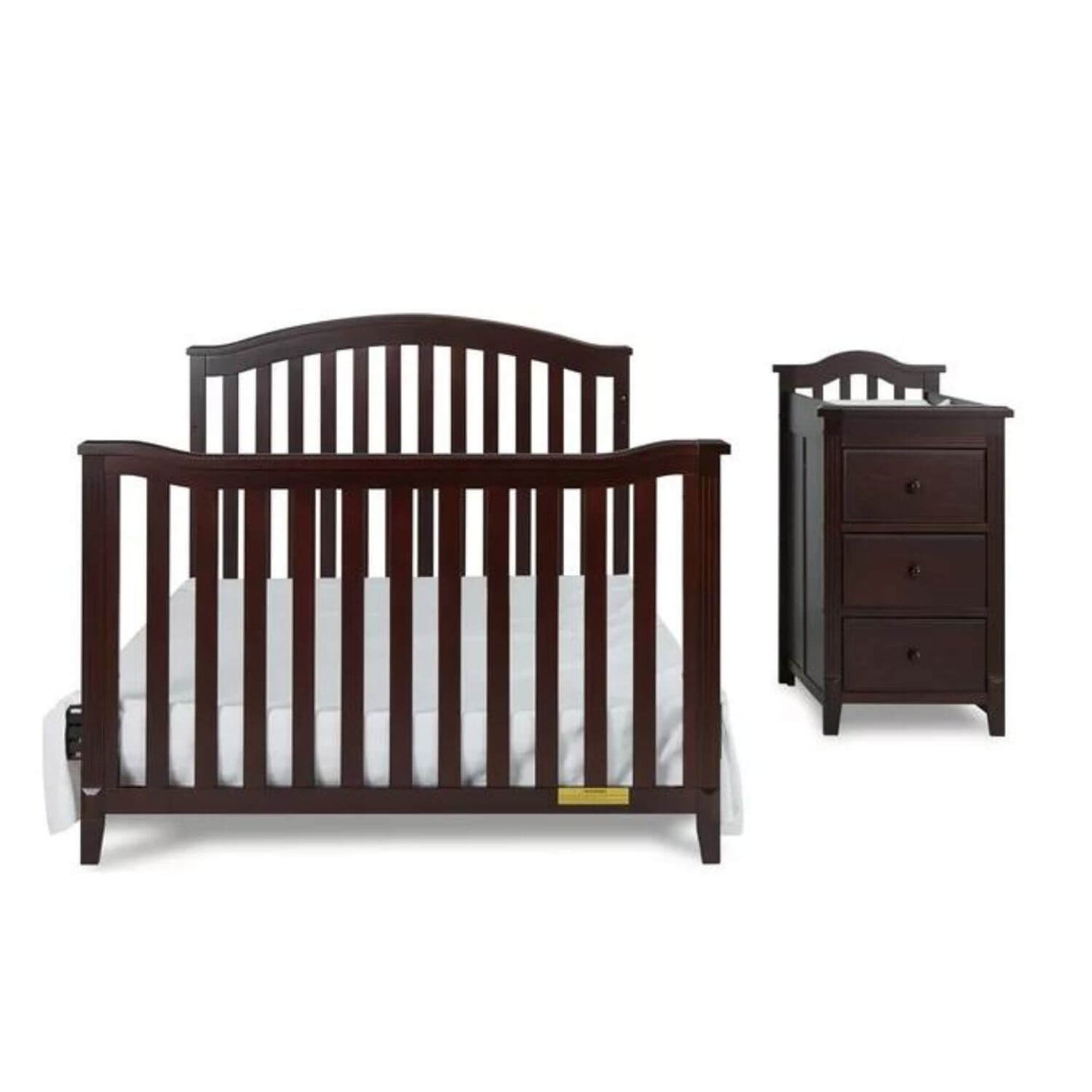 AFG Kali II 4-in-1 Convertible Crib and Changer Espresso