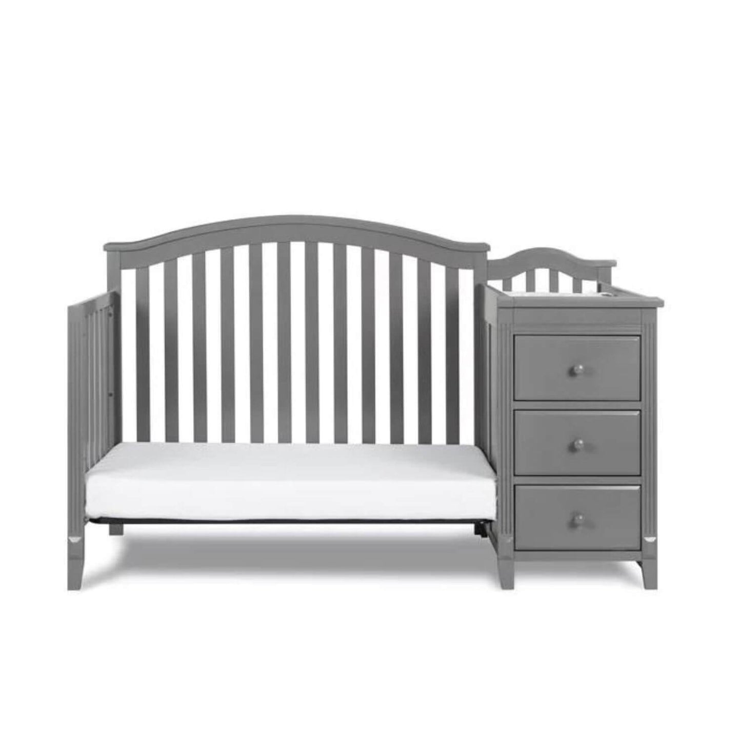 AFG Kali II 4-in-1 Convertible Crib and Changer Gray
