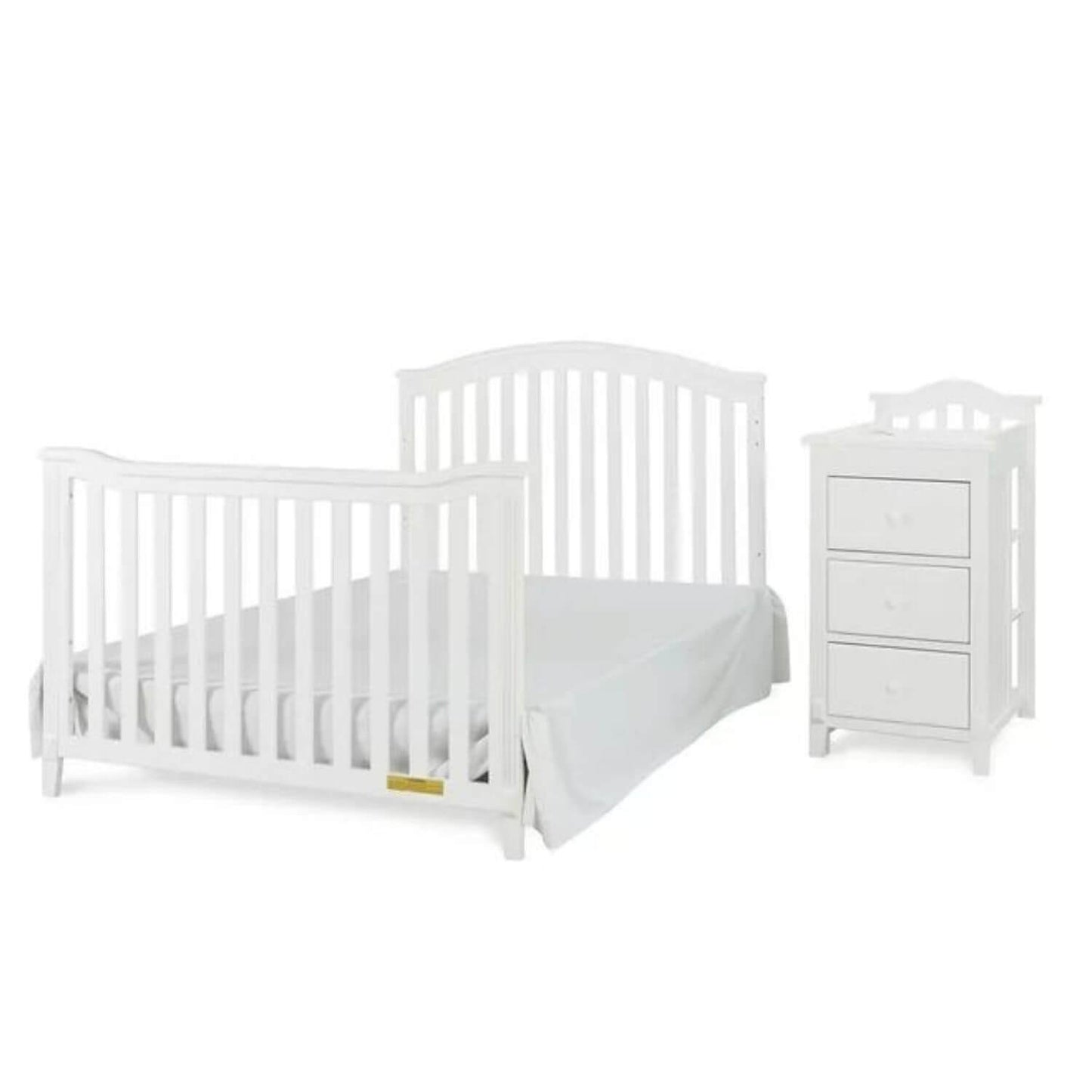 AFG Kali II 4-in-1 Convertible Crib and Changer White