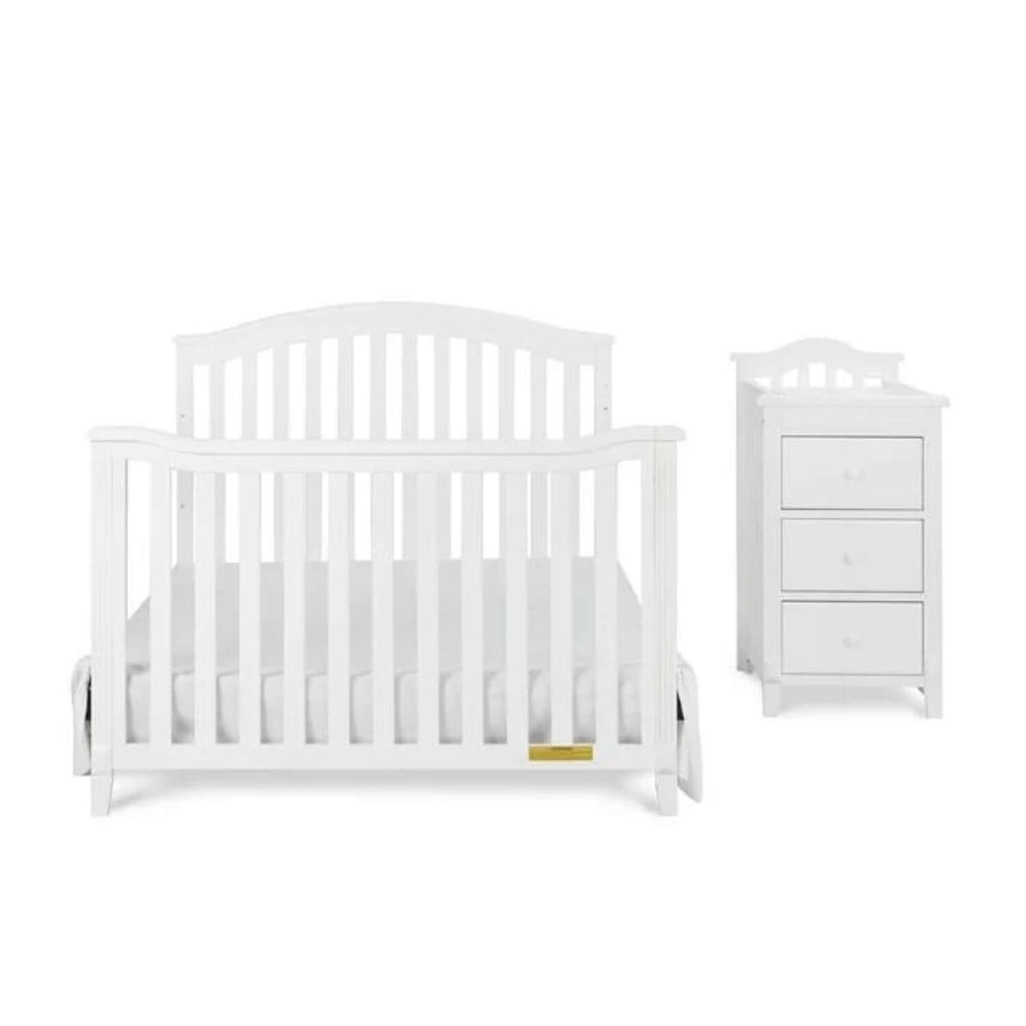 AFG Kali II 4-in-1 Convertible Crib and Changer White