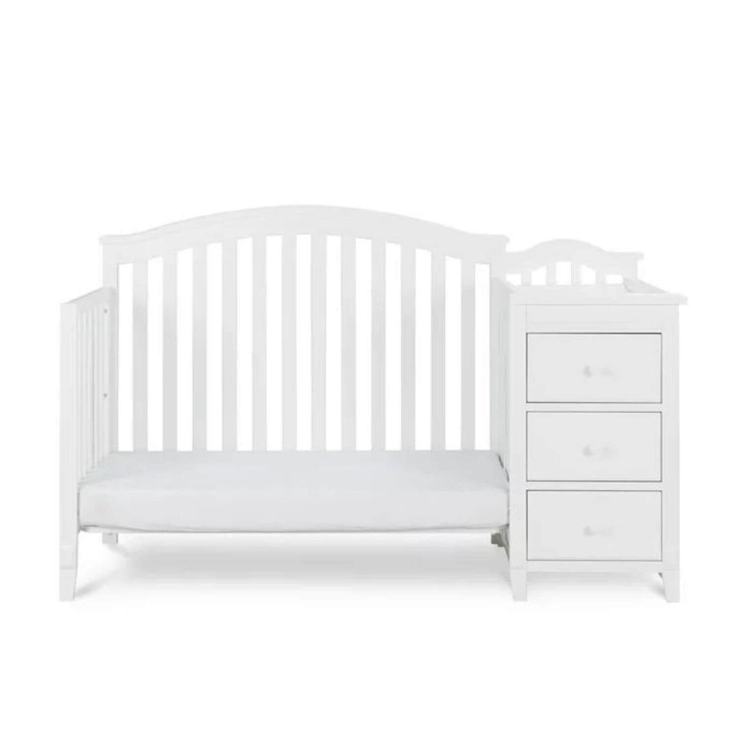 AFG Kali II 4-in-1 Convertible Crib and Changer White