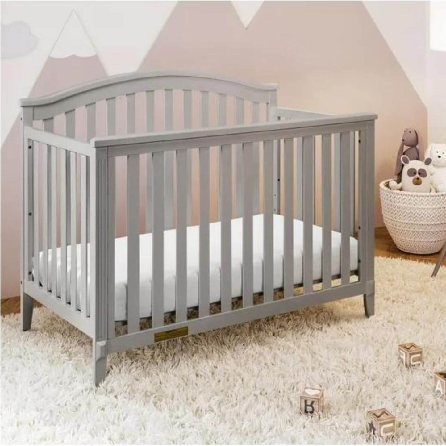 AFG Kali II 4-in-1 Convertible Crib Gray