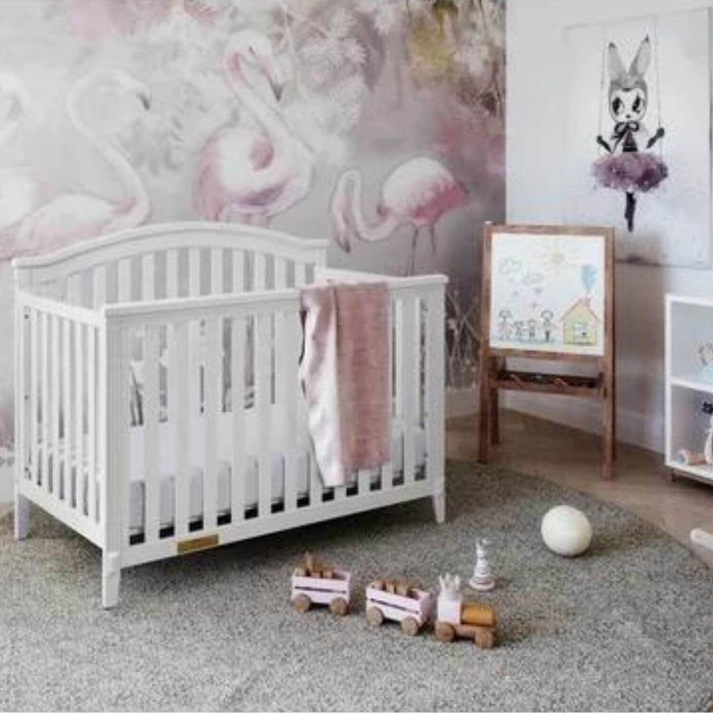 AFG Kali II 4-in-1 Convertible Crib White
