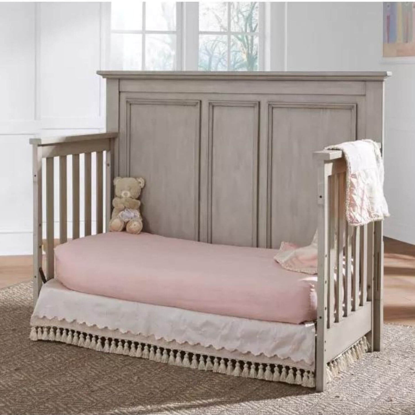 Oxford Baby Kenilworth 4-in-1 Convertible Crib | Stone Wash