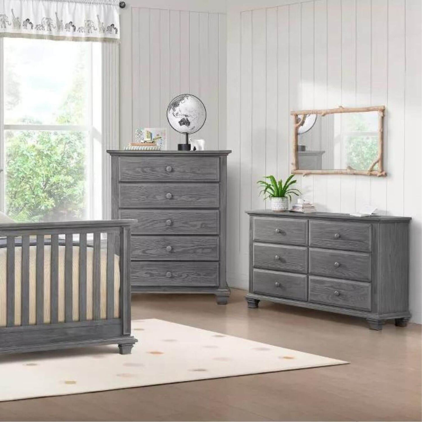 Oxford Baby Kenilworth 5-Drawer Chest | Graphite Gray