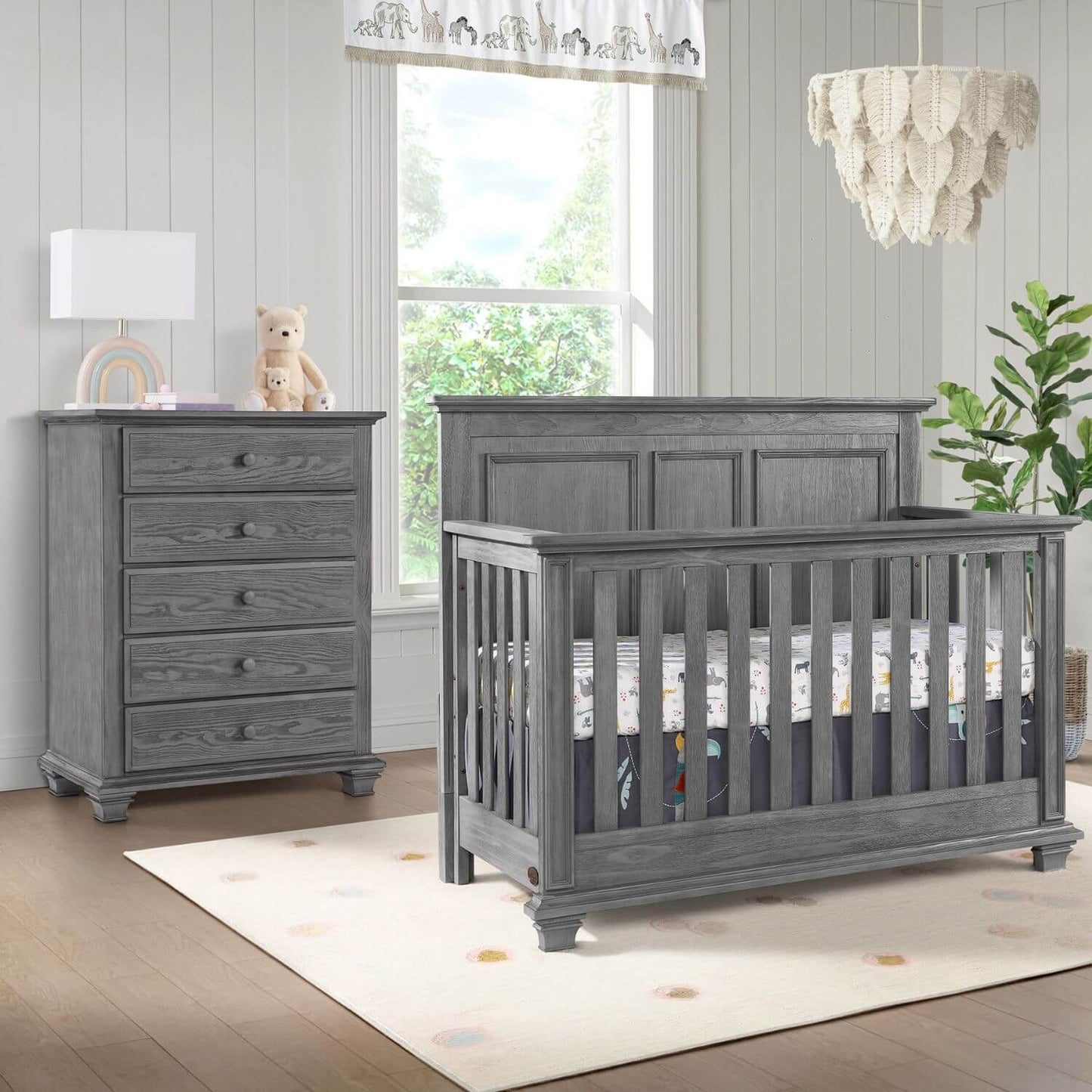 Oxford Baby Kenilworth 5-Drawer Chest | Graphite Gray