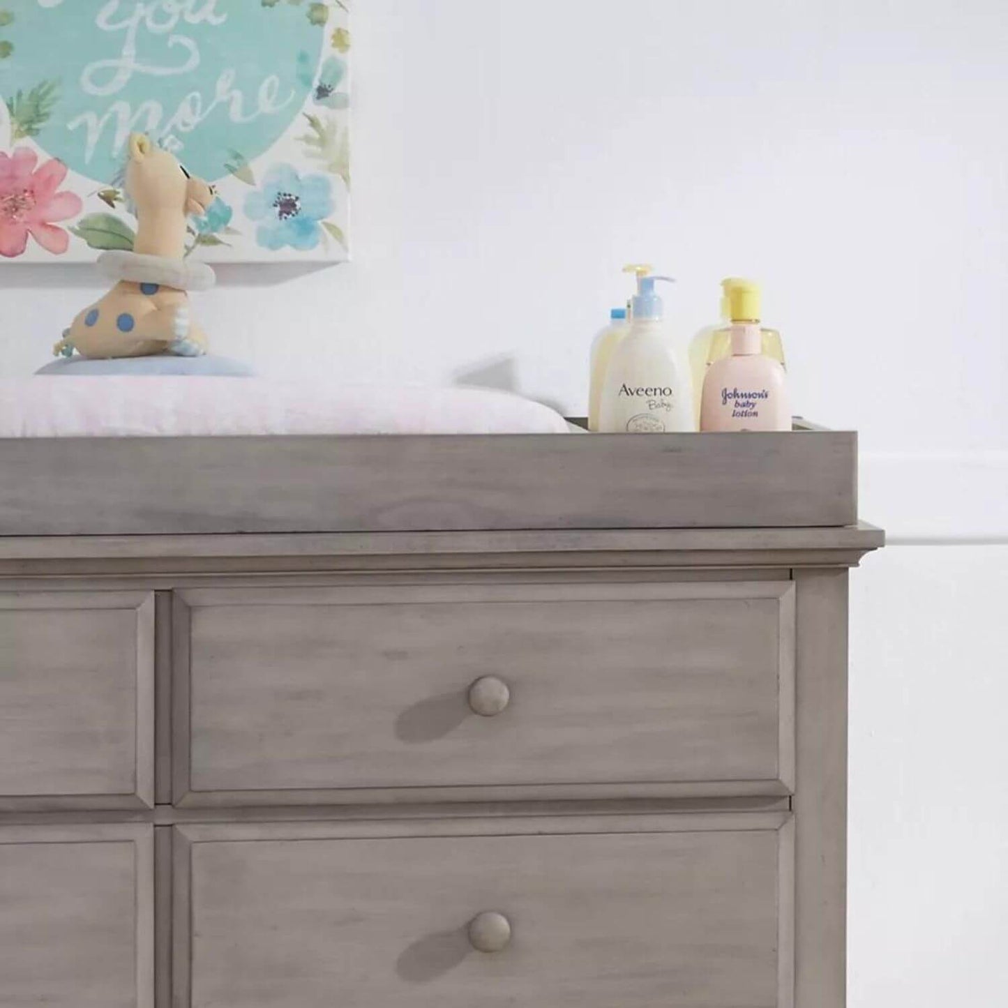 Oxford Baby Kenilworth 6 DR Dresser, Stone Wash