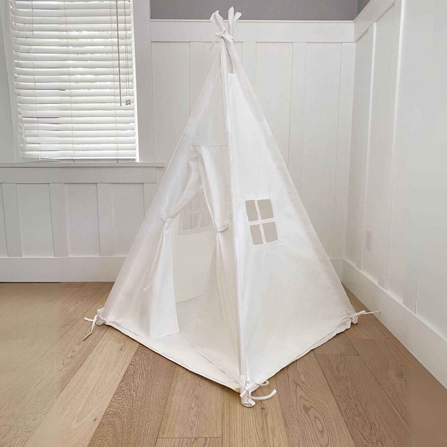 Domestic Objects Handmade Kids Play Tent in Cotton Canvas Plain