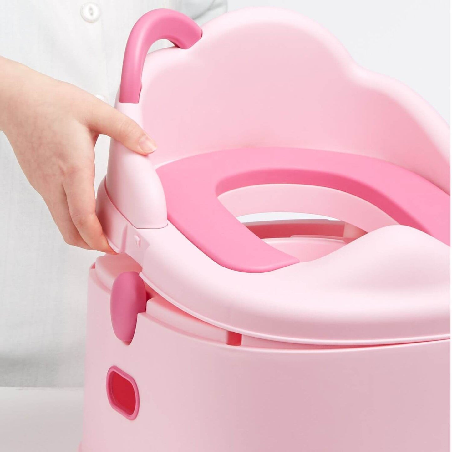 Detail of KUB Potty Training Toilet Pink