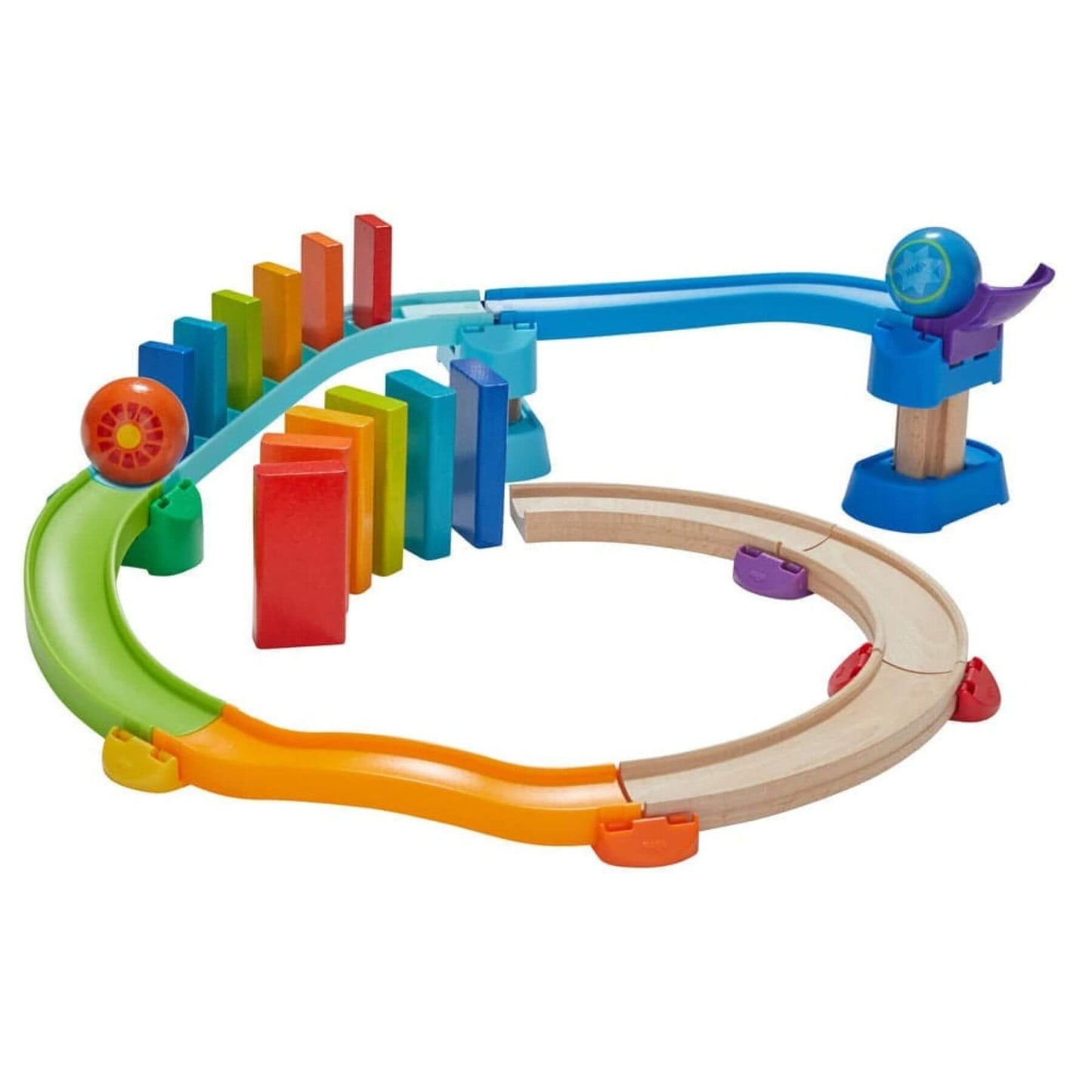HABA USA Kullerbu Kringel Domino Play Track Starter Set