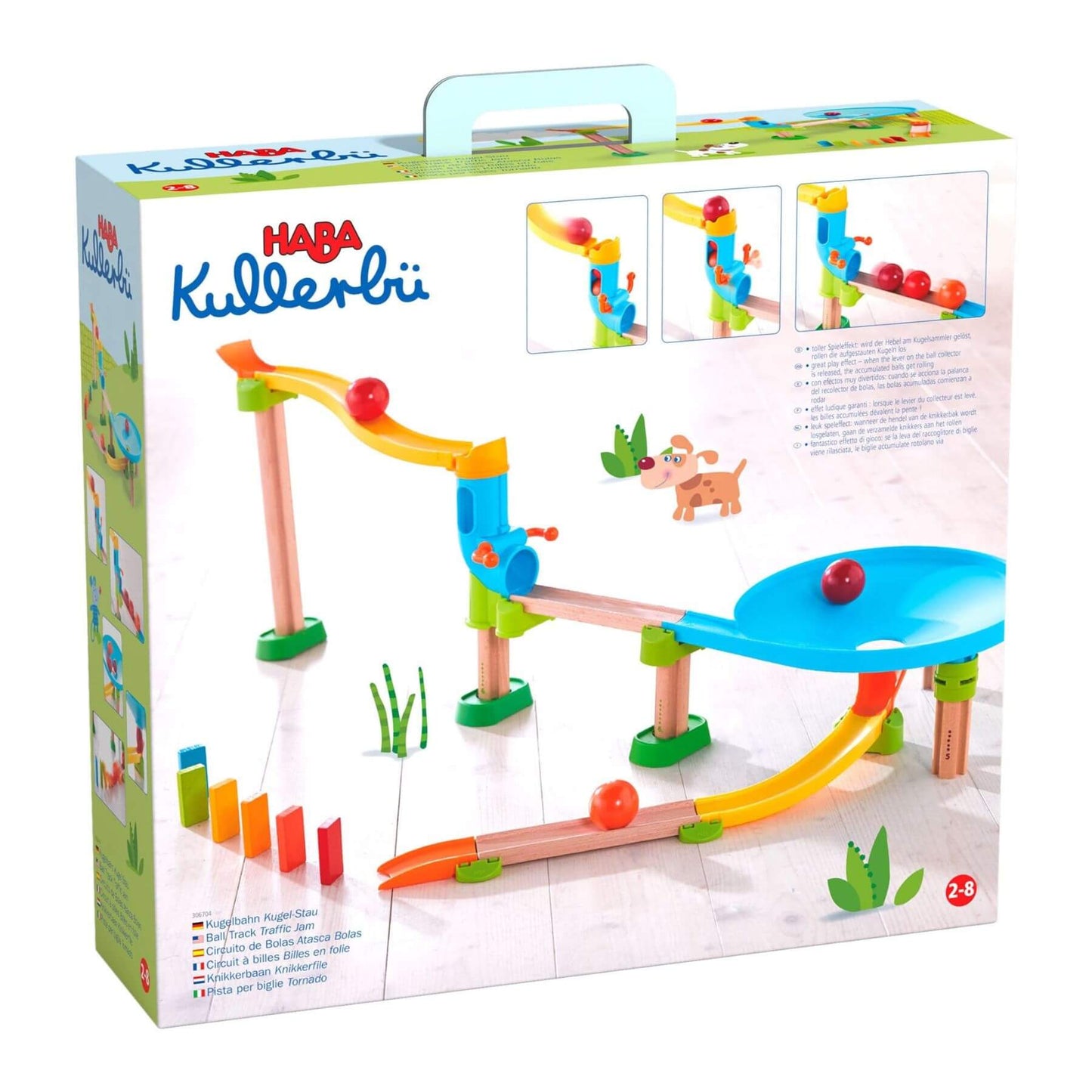 HABA Killerbllii toy packaging with colorful marble run set