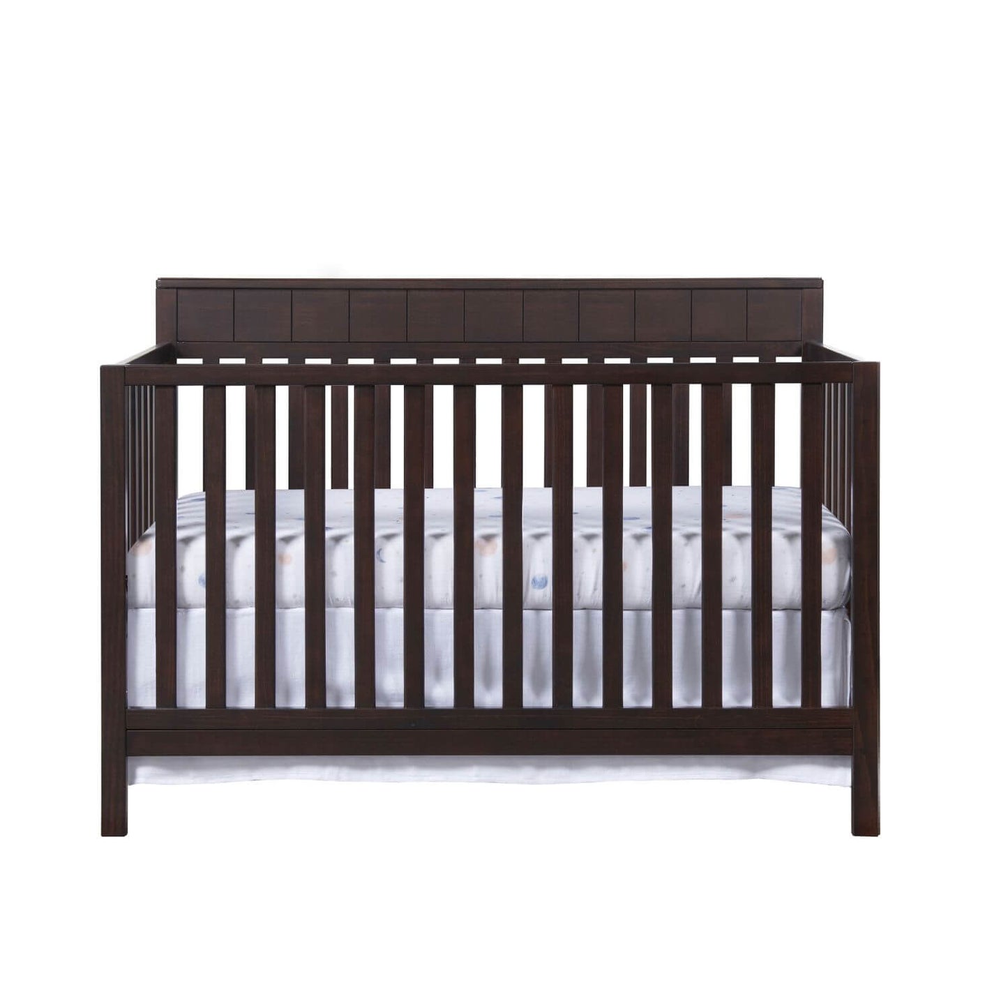 Oxford Baby Logan 4-in-1 Convertible Crib | Espresso