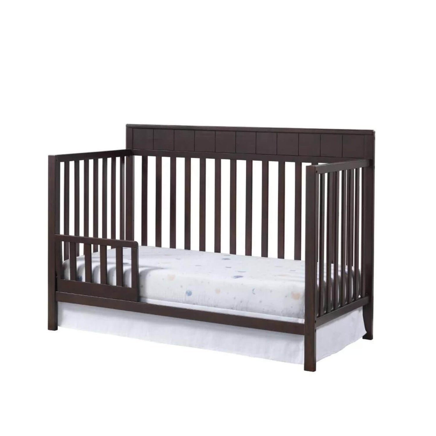 Oxford Baby Logan 4-in-1 Convertible Crib | Espresso