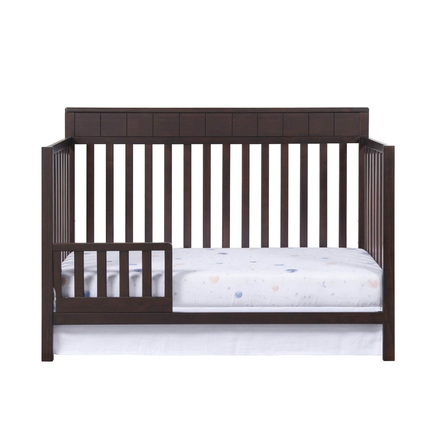 Oxford Baby Logan 4-in-1 Convertible Crib | Espresso