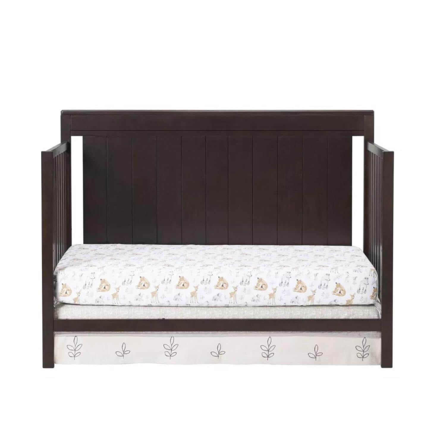 Oxford Baby Lazio 4-in-1 Convertible Crib | Espresso