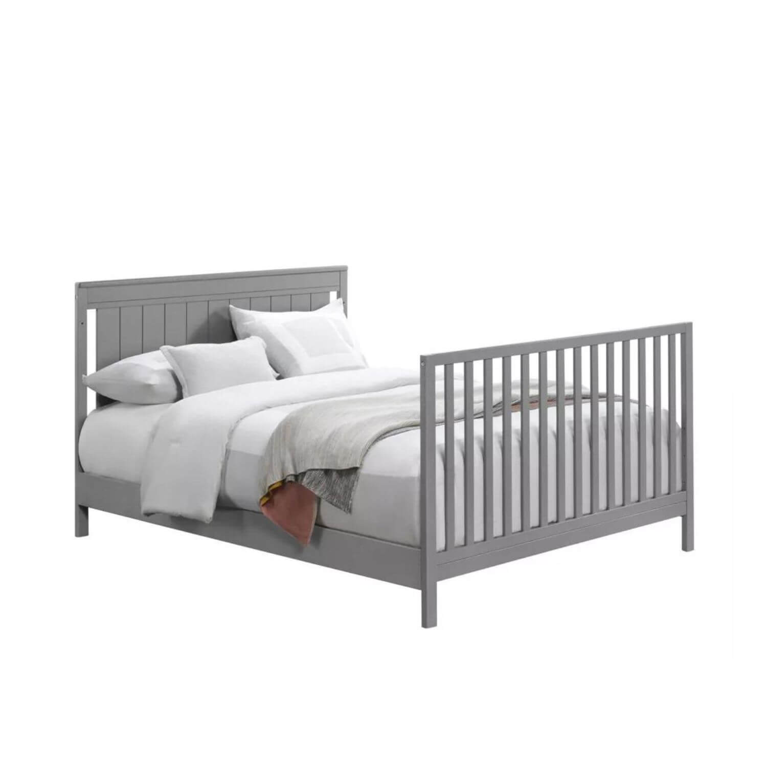 Oxford Baby Lazio 4-in-1 Convertible Crib, Dove Gray