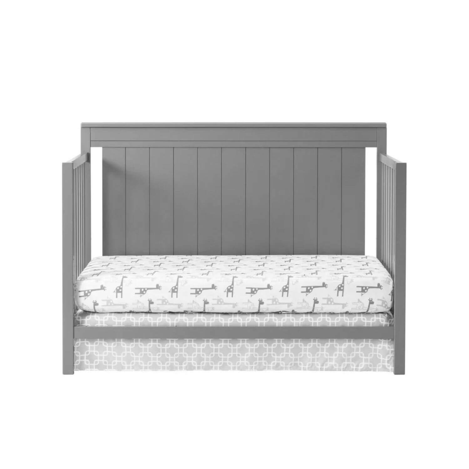 Oxford Baby Lazio 4-in-1 Convertible Crib, Dove Gray