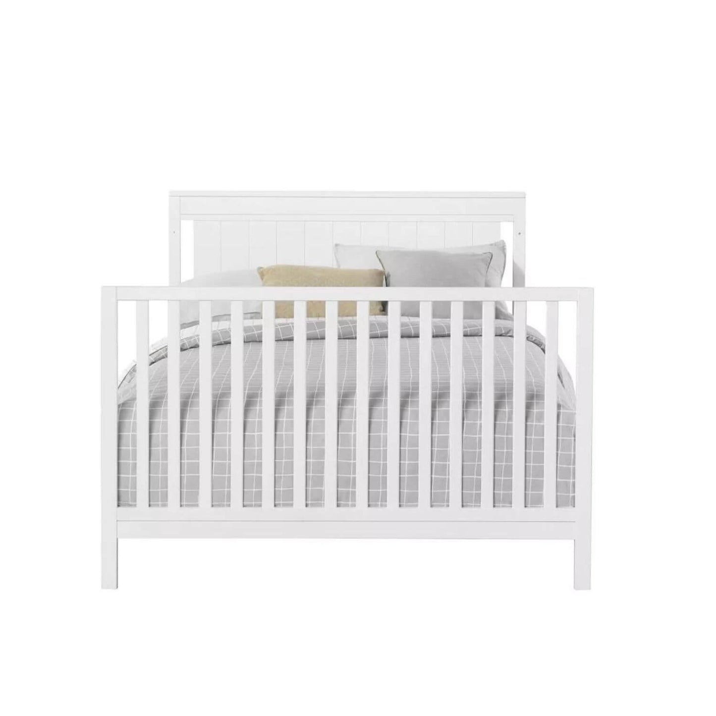 Oxford Baby Lazio 4-in-1 Convertible Crib, Snow White