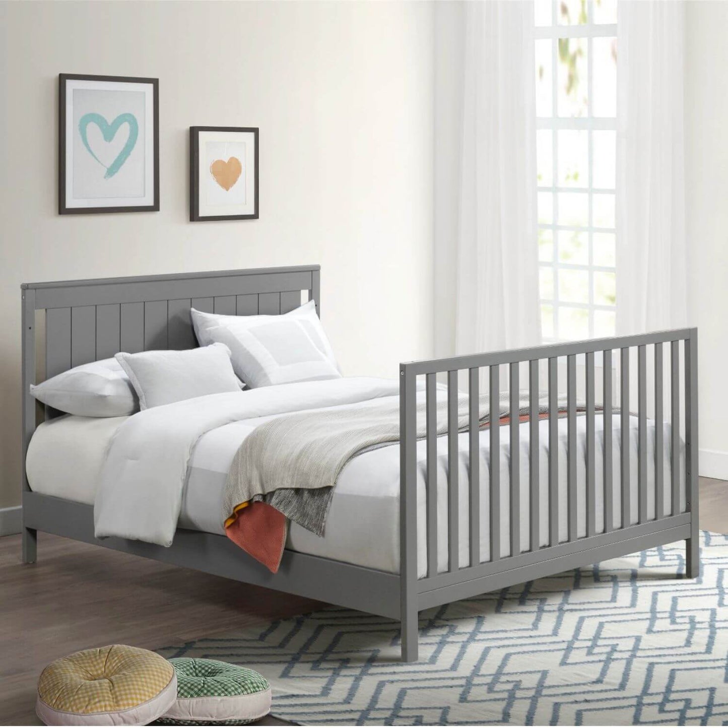 Oxford Baby Lazio Full Bed Conversion Kit | Dove Gray