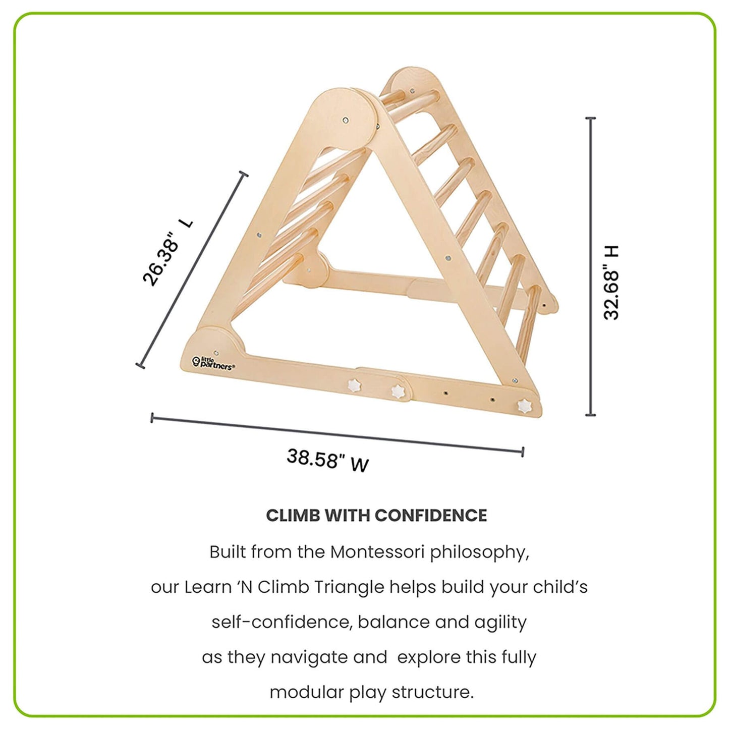 Little Partners Learn 'N Climb Triangle Natural