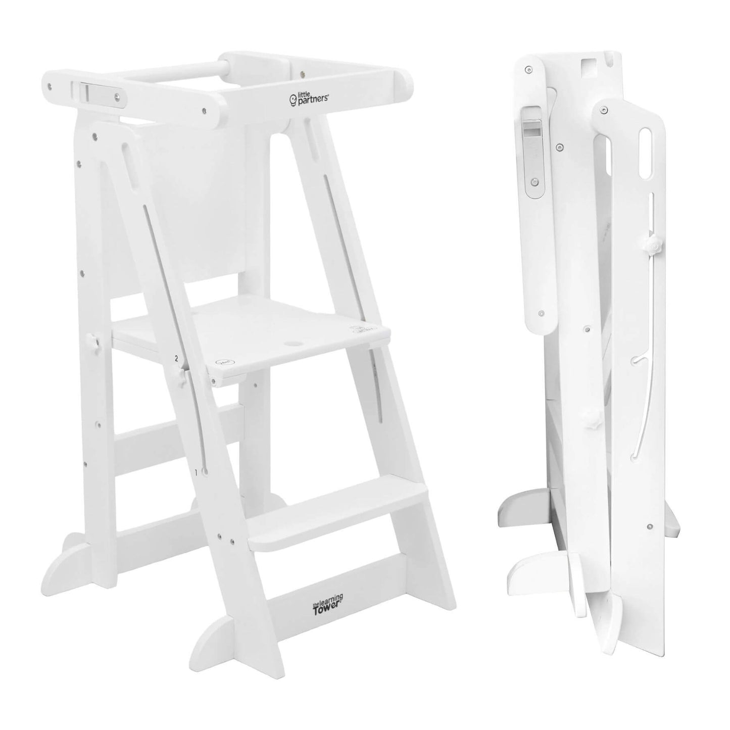 Little Partners Learn 'N Fold Learning Tower White