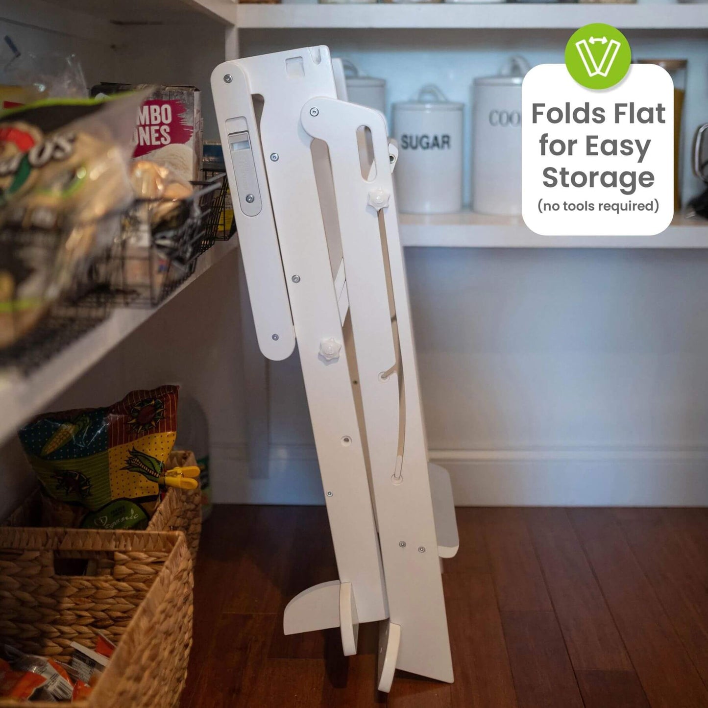 Folded Little Partners Learn 'N Fold Learning Tower White