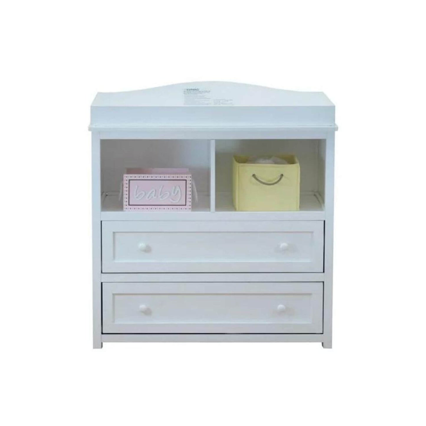 AFG Leila I 2-Drawer Changing Table White