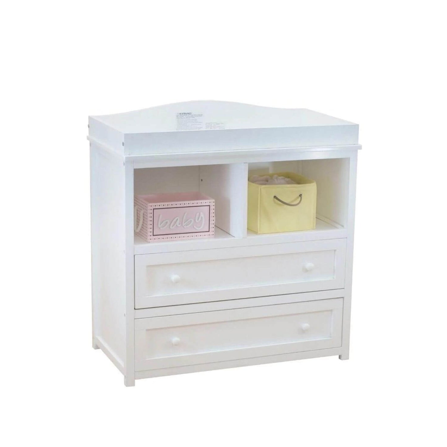 AFG Leila I 2-Drawer Changing Table White