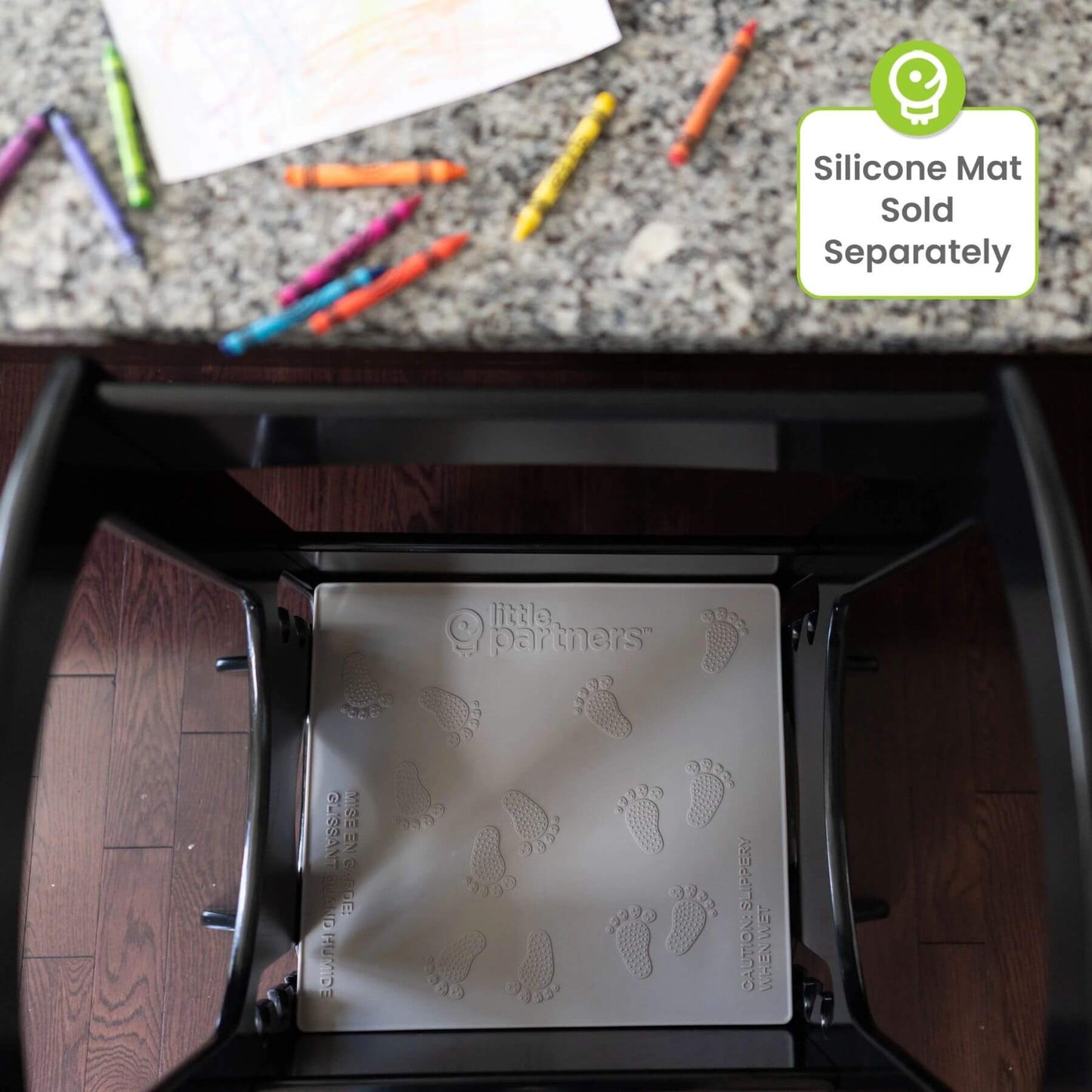 Detail of Little Partners Limited Edition Learning Tower Grey