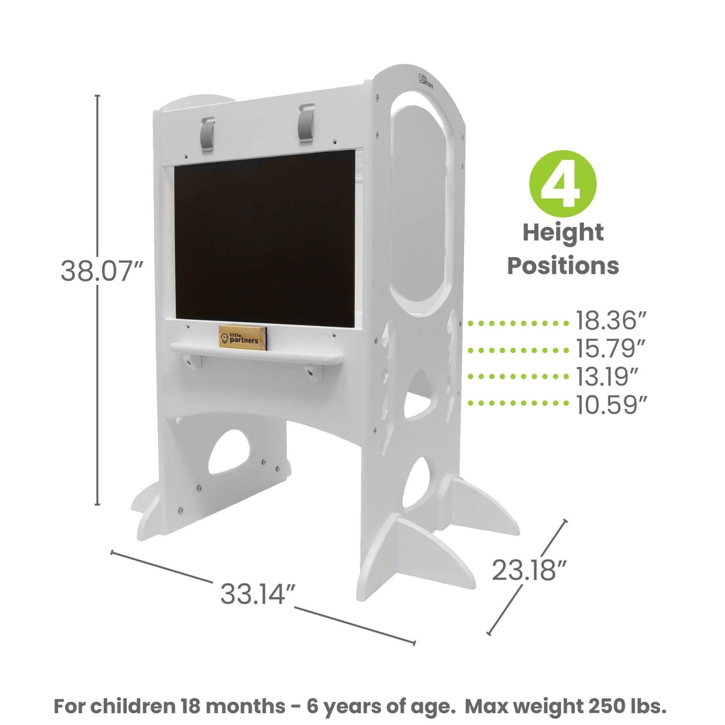 Little Partners Limited Edition Learning Tower White