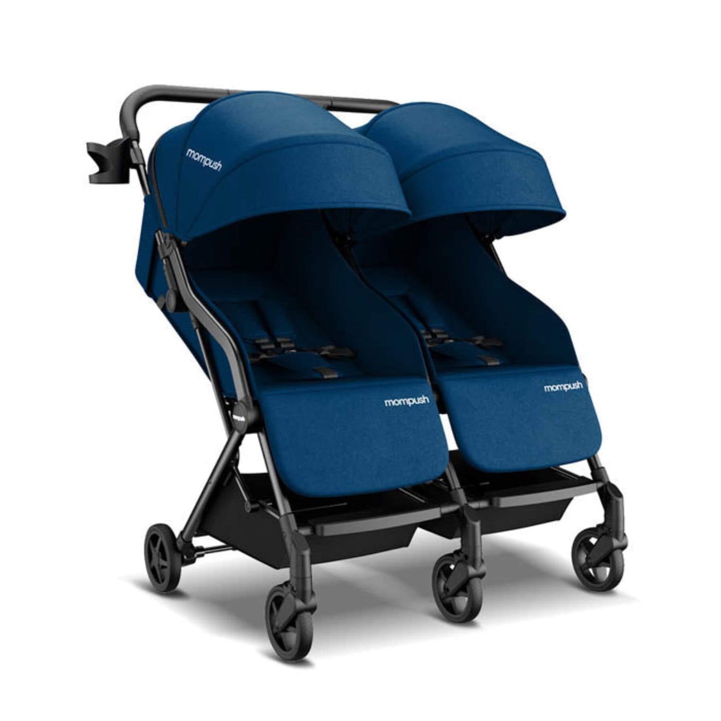 Mompush Lithe Double Stroller Navy