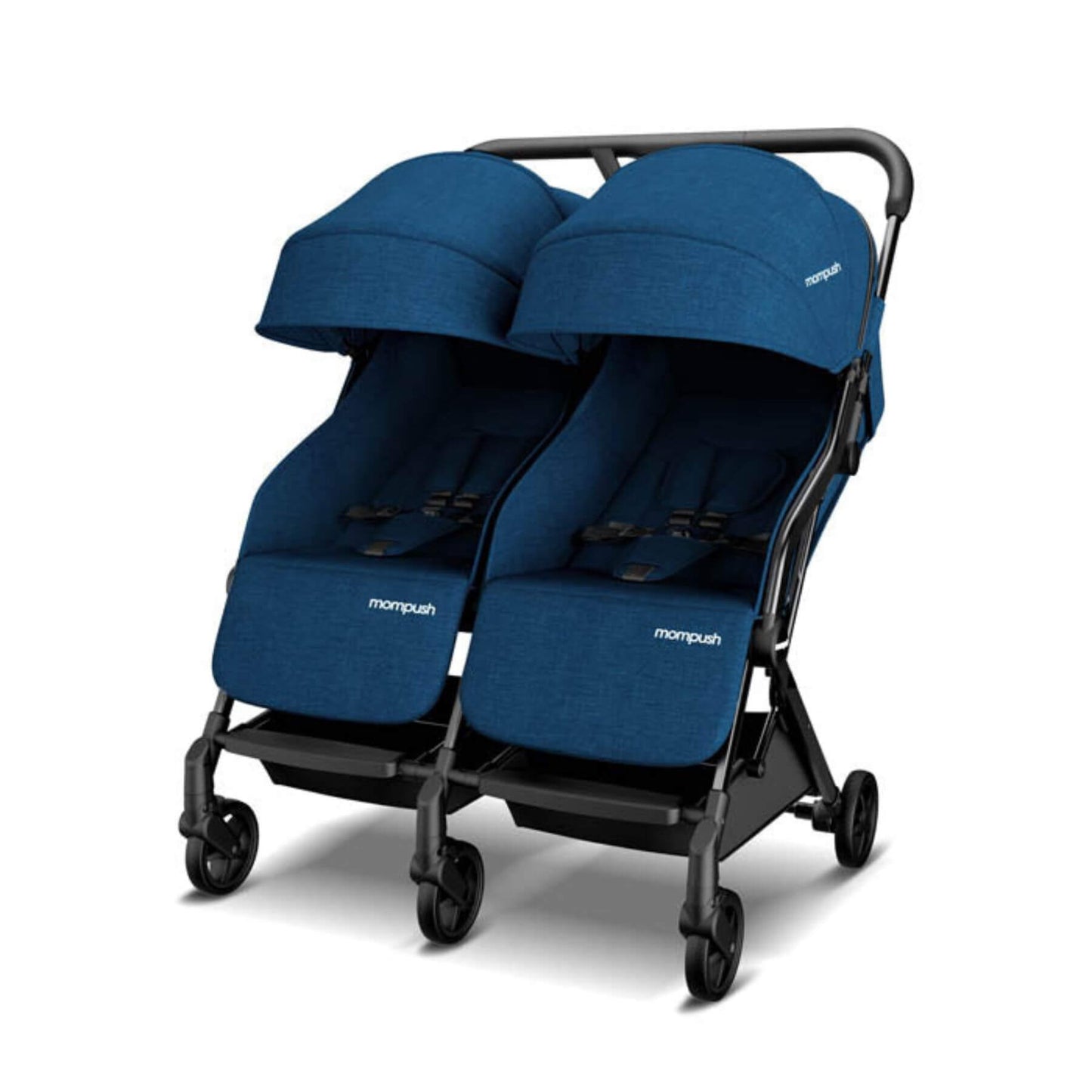 Mompush Lithe Double Stroller Navy