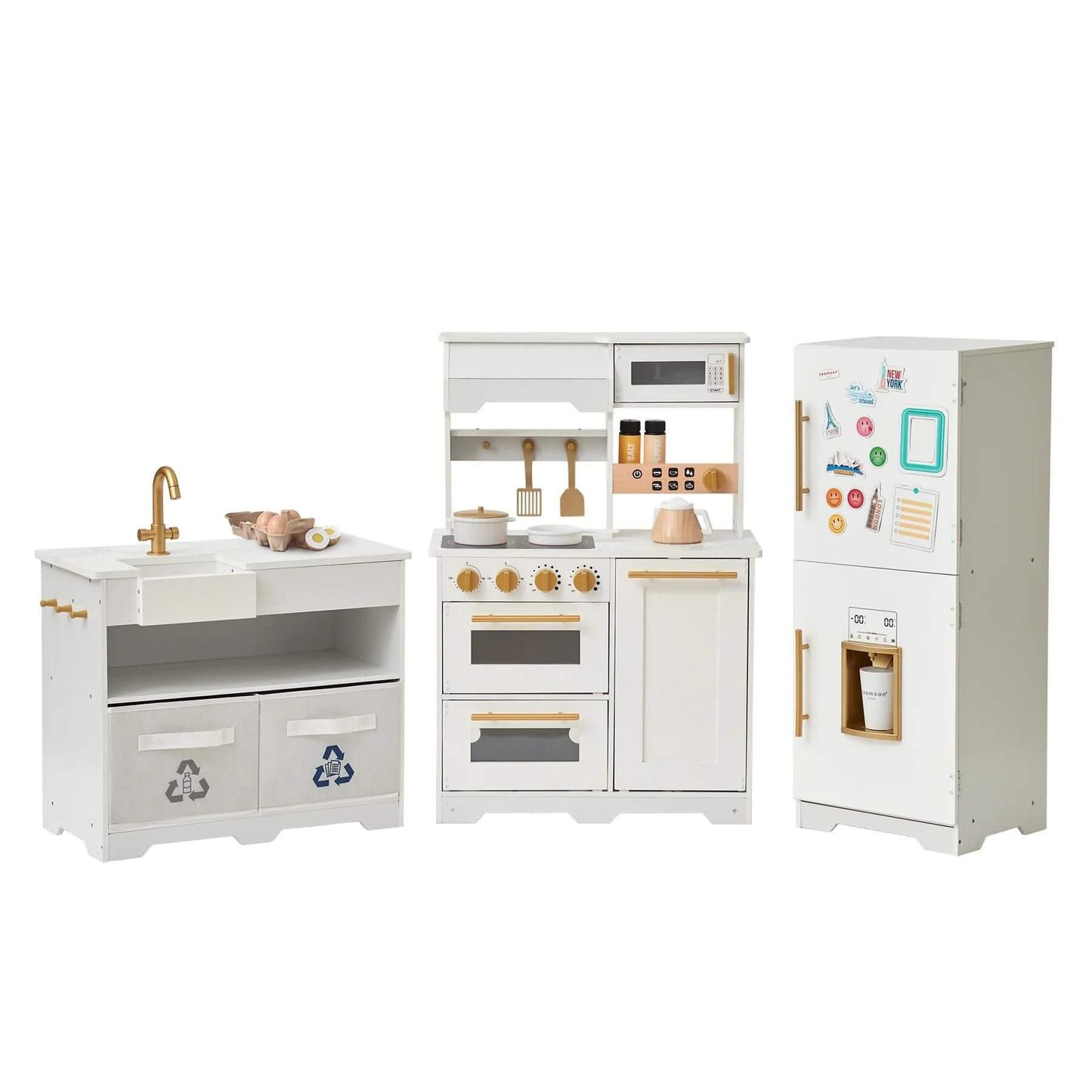 Teamson Kids Little Chef Atlanta Large Modular Play Kitchen