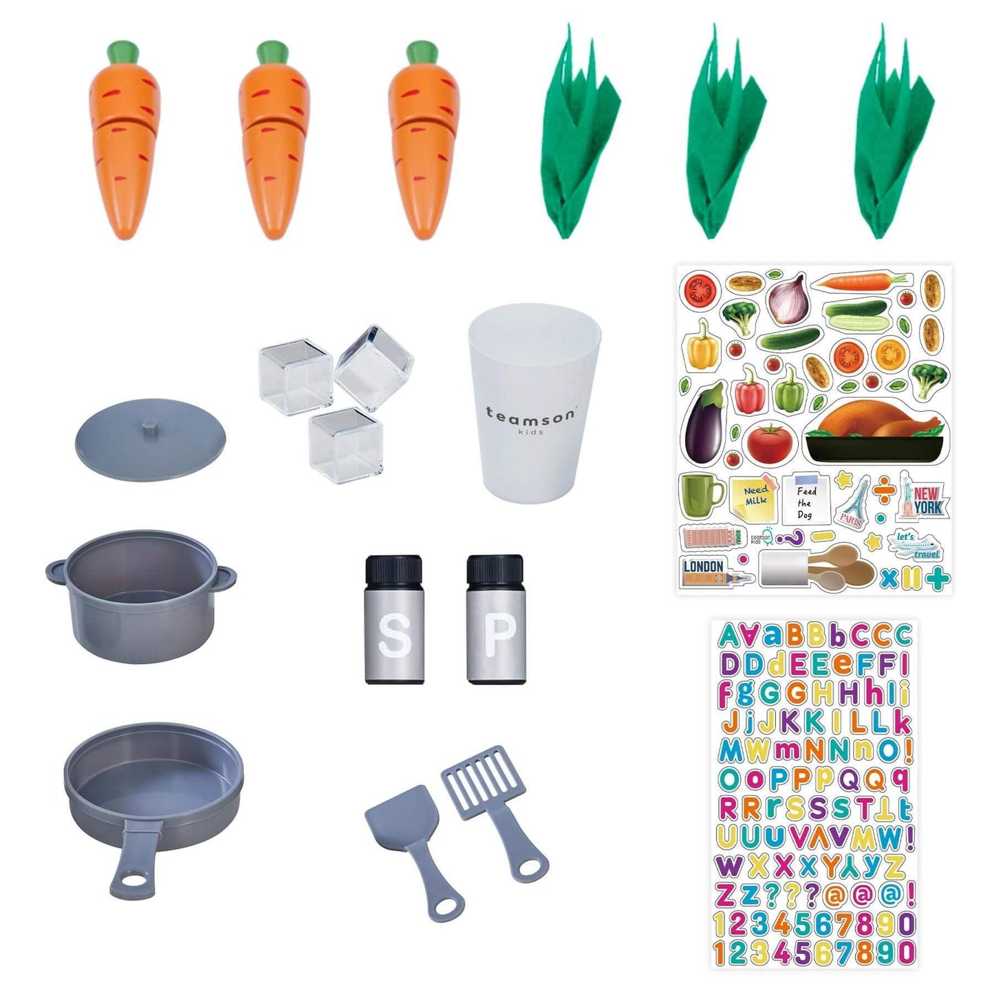 Teamson Kids Little Chef Lyon Complete Kitchen Accessories