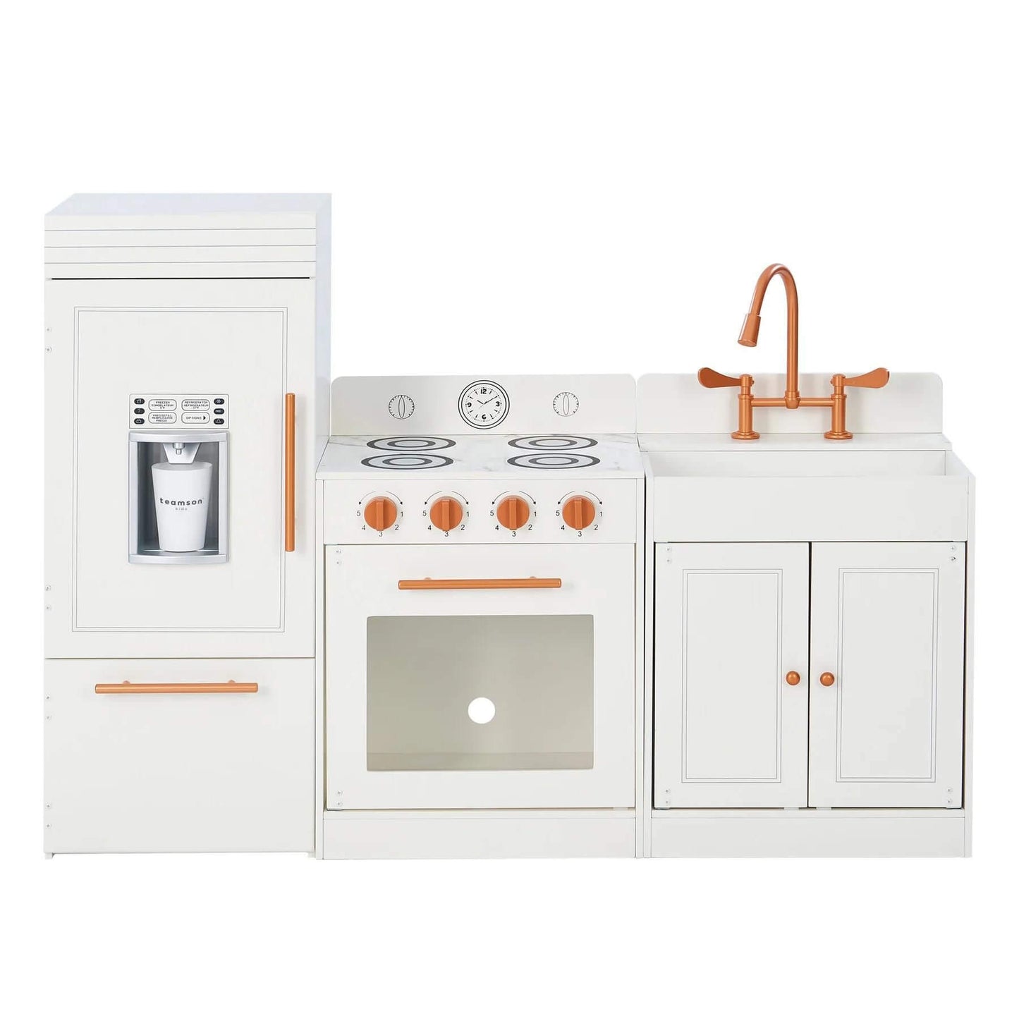 Teamson Kids Little Chef Paris Complete Kitchen Playset White/Rose Gold