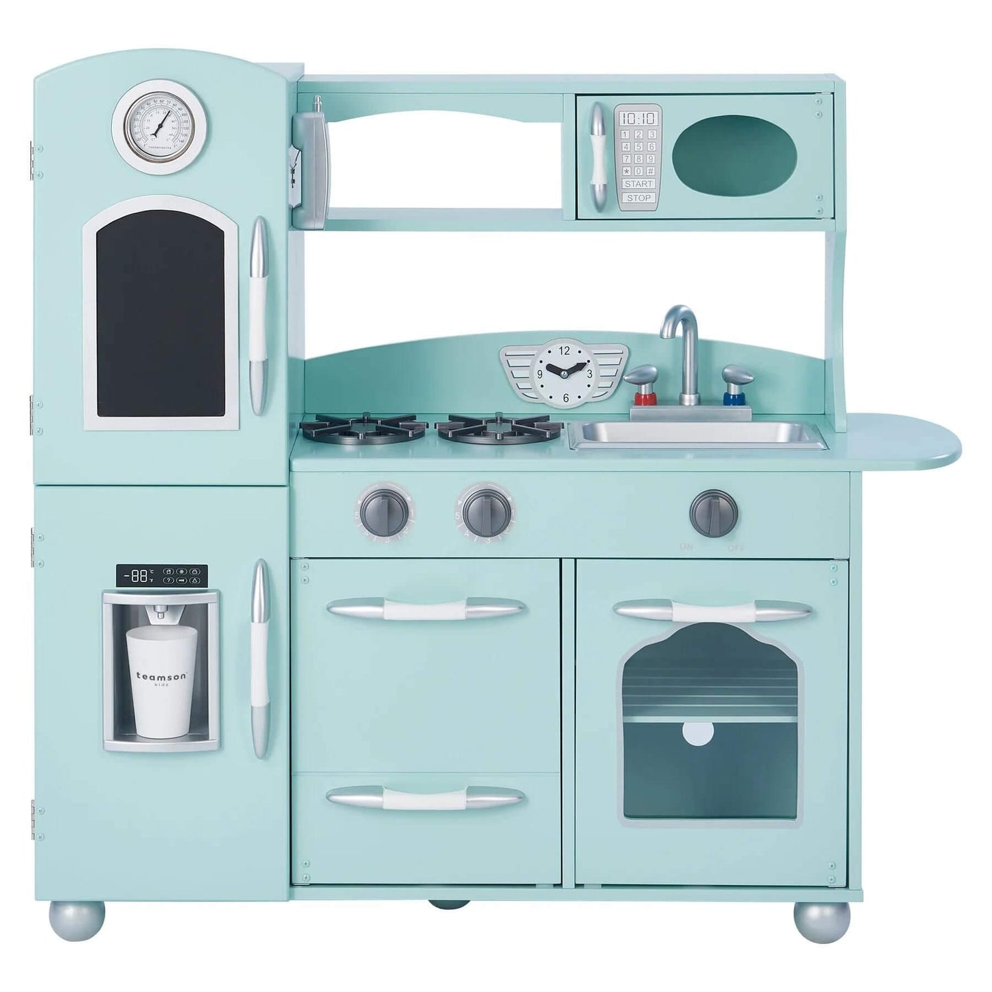 Teamson Kids Little Chef Westchester Retro Kids Kitchen Playset Mint