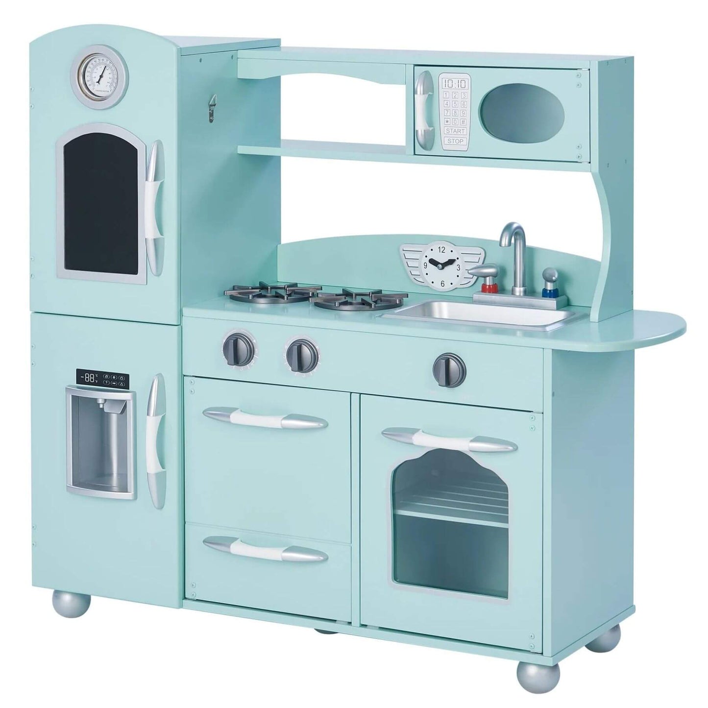 Teamson Kids Little Chef Westchester Retro Kids Kitchen Playset Mint