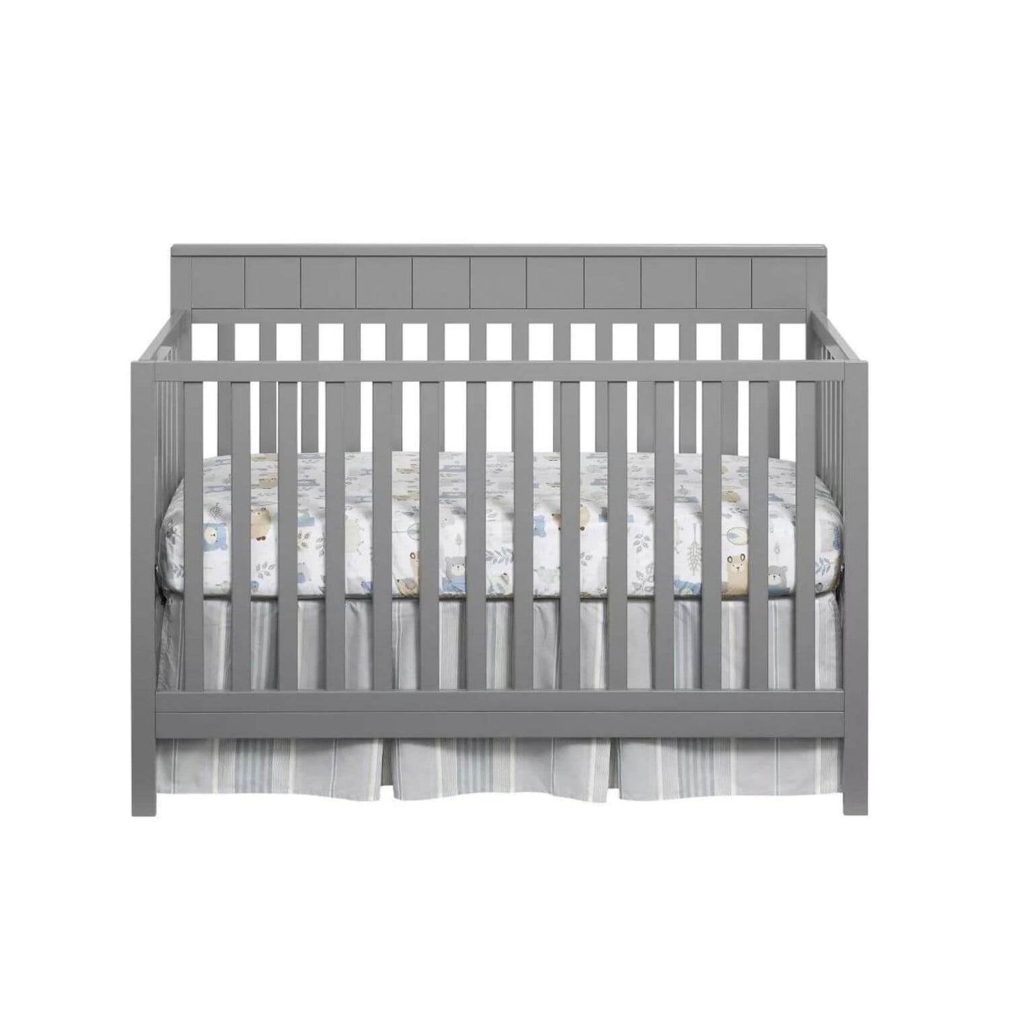 Oxford Baby Logan 4-in-1 Convertible Crib | Dove Gray