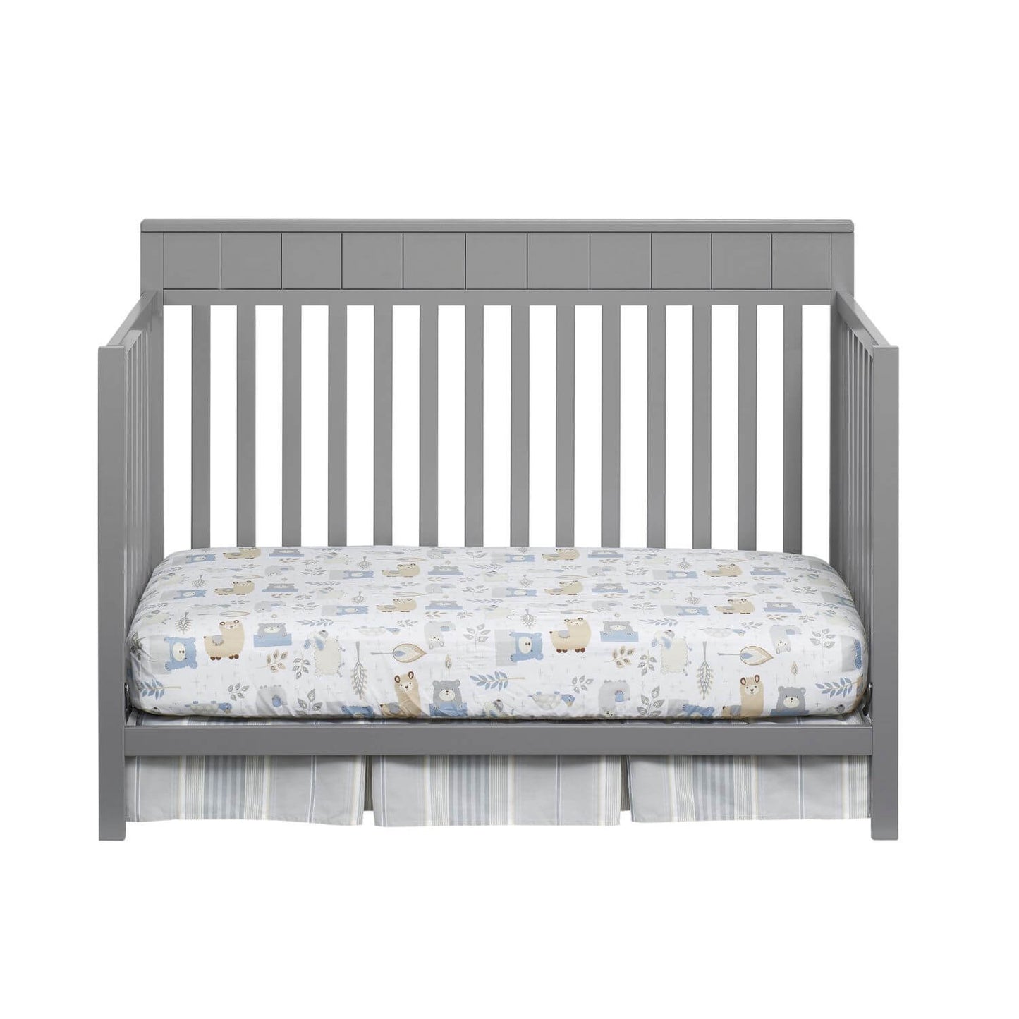 Oxford Baby Logan 4-in-1 Convertible Crib | Dove Gray
