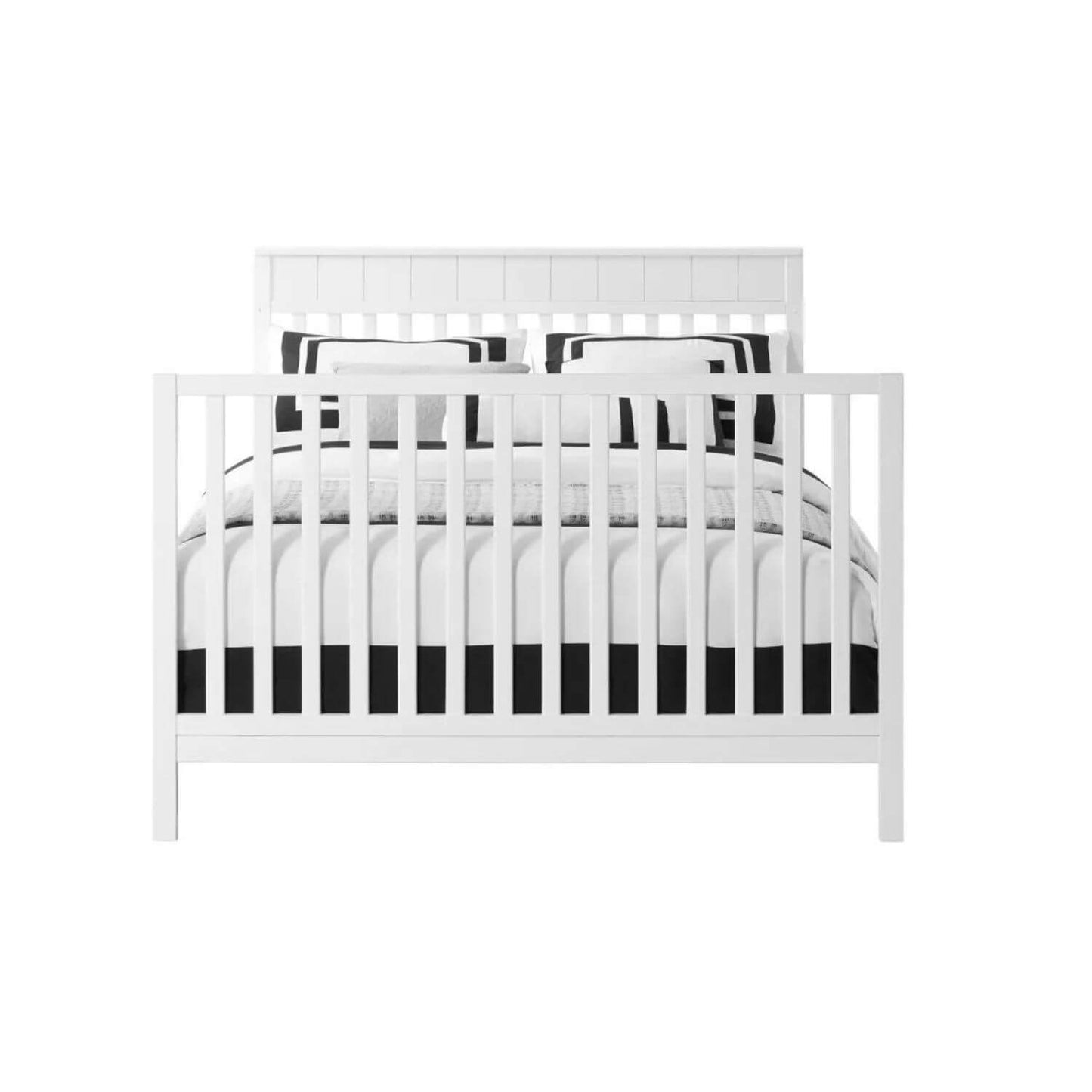 Oxford Baby Logan 4-in-1 Convertible Crib | Snow White