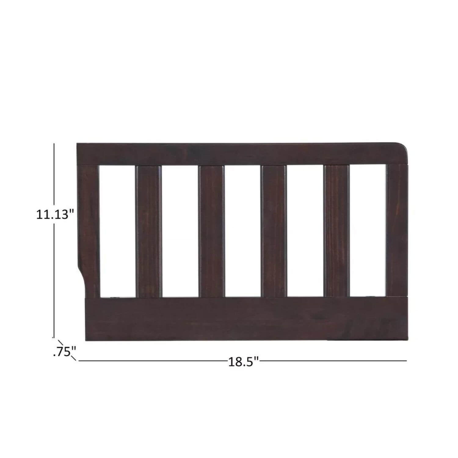 Oxford Baby Logan Guard Rail | Espresso
