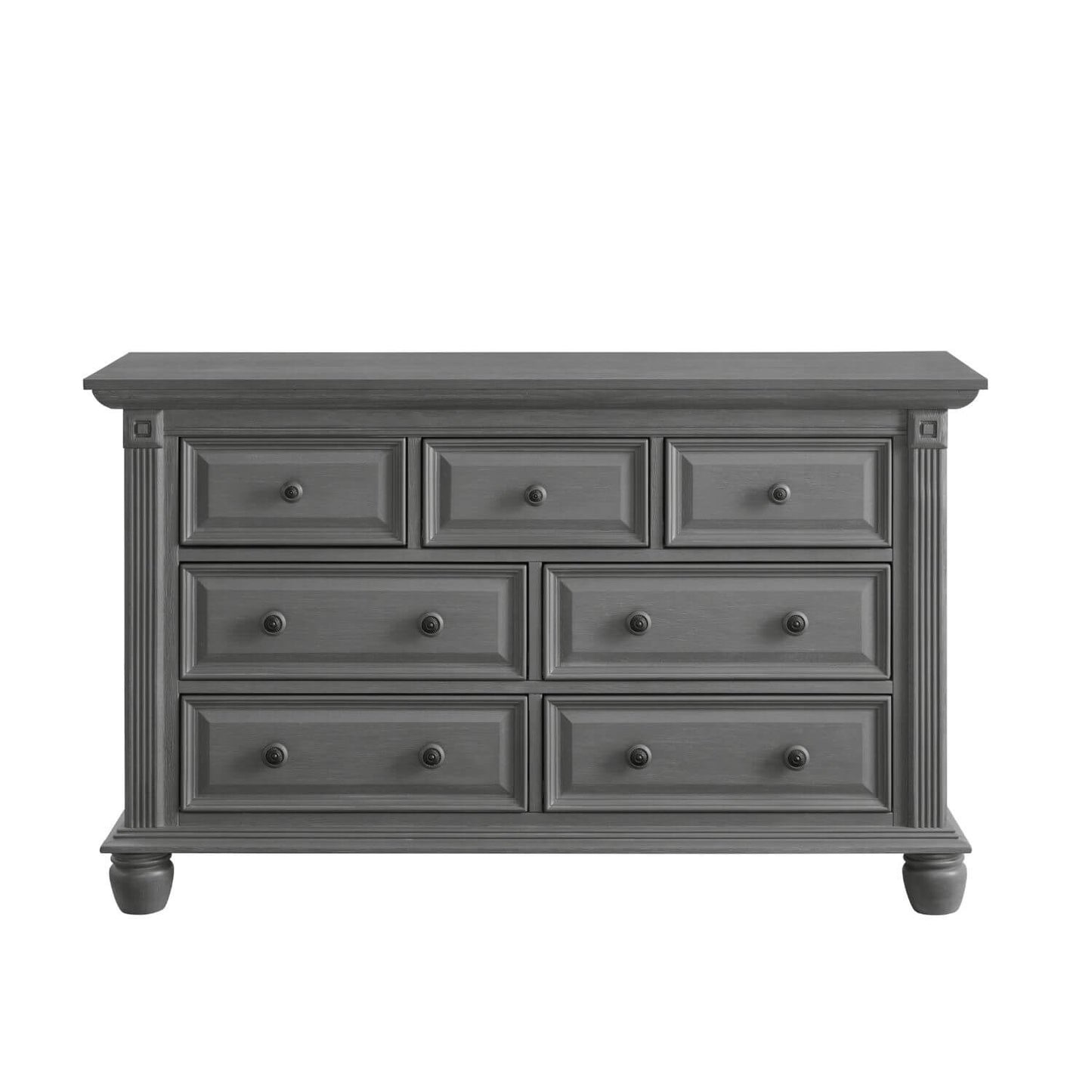 Oxford Baby London Lane 7-Drawer Dresser | Arctic Gray