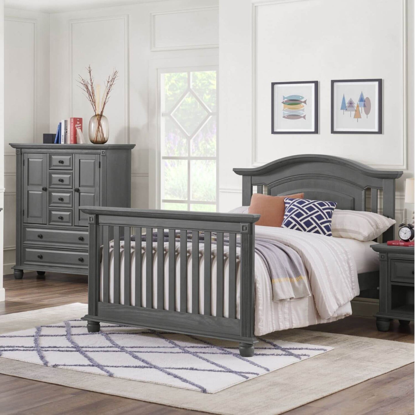Oxford Baby London Lane Chifferobe | Arctic Gray